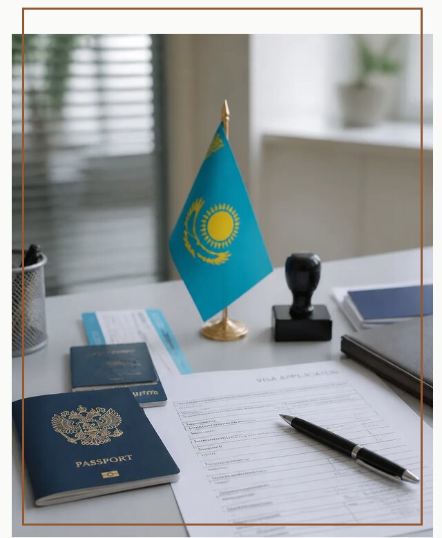 Оформление визы в Казахстан для поездки и работы в Северске