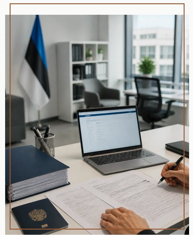 Оформление ВНЖ в Эстонии для переезда и легального проживания в Северске