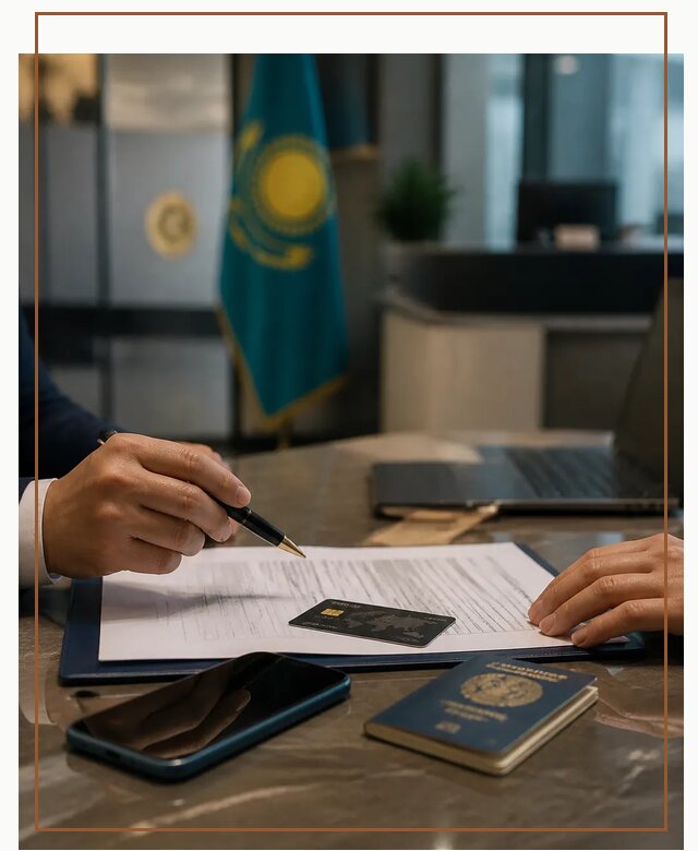 Открытие счета и банковской карты в Казахстане в Северске